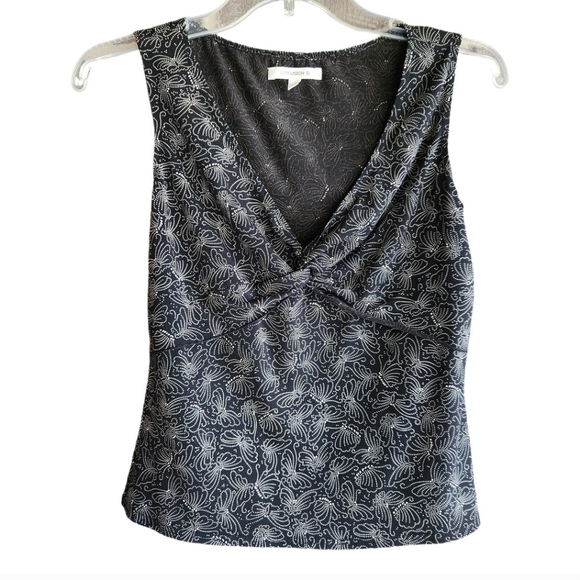 Diffusion D Tops - Vintage Y2K Diffusion D Sleeveless V-neck Top Size XS| Butterfly Print # 4D0S72